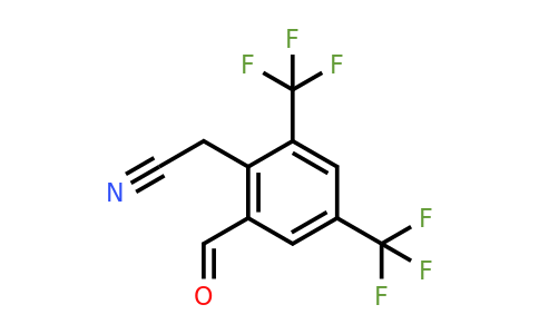 1807105-51-6 | 2,4-Bis(trifluoromethyl)-6-formylphenylacetonitrile