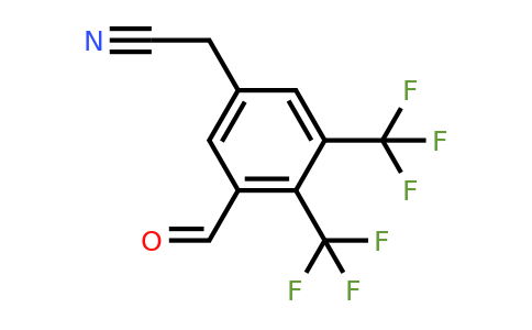 1807105-63-0 | 3,4-Bis(trifluoromethyl)-5-formylphenylacetonitrile