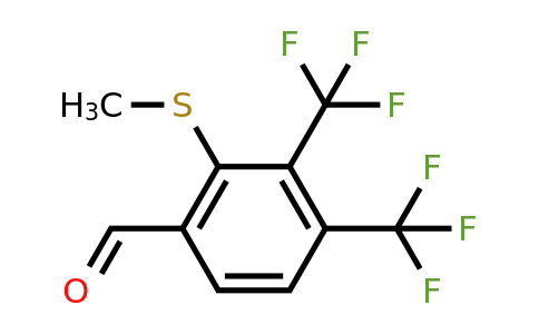 1807105-72-1 | 2,3-Bis(trifluoromethyl)-6-formylthioanisole