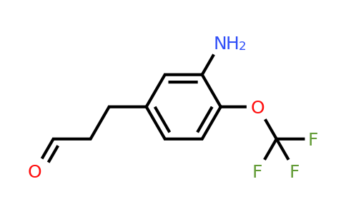 1807109-18-7 | 3-(3-Amino-4-(trifluoromethoxy)phenyl)propanal