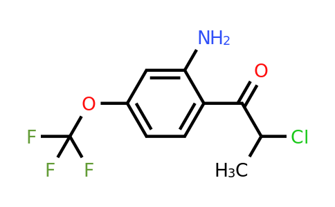 1807109-32-5 | 1-(2-Amino-4-(trifluoromethoxy)phenyl)-2-chloropropan-1-one