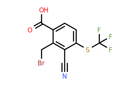 1807109-95-0 | 2-Bromomethyl-3-cyano-4-(trifluoromethylthio)benzoic acid