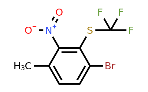 1807110-00-4 | 4-Bromo-2-nitro-3-(trifluoromethylthio)toluene
