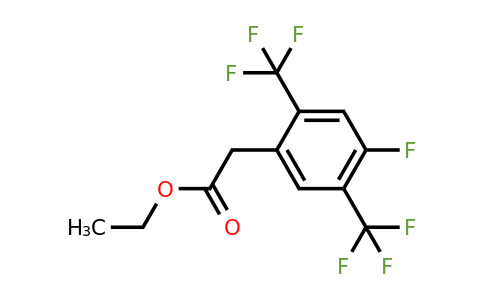 1807110-02-6 | Ethyl 2,5-bis(trifluoromethyl)-4-fluorophenylacetate
