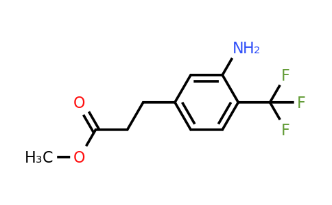 1807110-03-7 | Methyl 3-(3-amino-4-(trifluoromethyl)phenyl)propanoate
