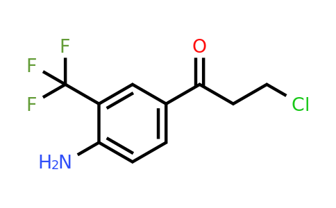 1807110-31-1 | 1-(4-Amino-3-(trifluoromethyl)phenyl)-3-chloropropan-1-one