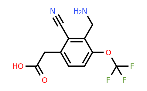 1807113-18-3 | 3-Aminomethyl-2-cyano-4-(trifluoromethoxy)phenylacetic acid