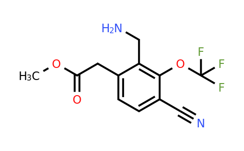 1807113-61-6 | Methyl 2-aminomethyl-4-cyano-3-(trifluoromethoxy)phenylacetate