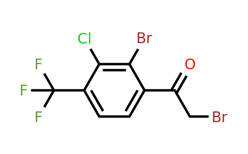 1807114-67-5 | 2'-Bromo-3'-chloro-4'-(trifluoromethyl)phenacyl bromide