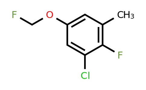 1807114-80-2 | 3-Chloro-2-fluoro-5-(fluoromethoxy)toluene