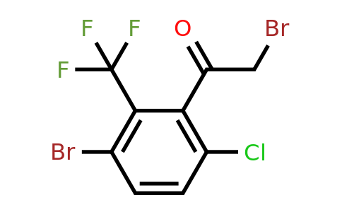 1807114-86-8 | 3'-Bromo-6'-chloro-2'-(trifluoromethyl)phenacyl bromide