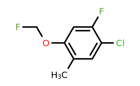 1807114-88-0 | 5-Chloro-4-fluoro-2-(fluoromethoxy)toluene