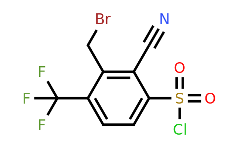 1807115-21-4 | 3-Bromomethyl-2-cyano-4-(trifluoromethyl)benzenesulfonylchloride
