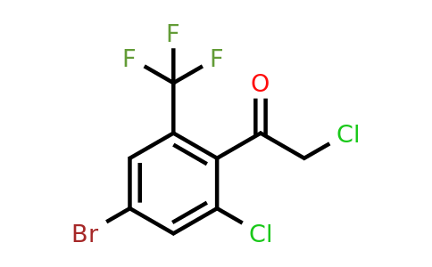 1807115-38-3 | 4'-Bromo-2'-chloro-6'-(trifluoromethyl)phenacyl chloride