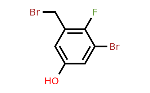 1807116-21-7 | 3-Bromo-2-fluoro-5-hydroxybenzyl bromide