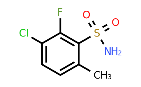 1807116-36-4 | 3-Chloro-2-fluoro-6-methylbenzenesulfonamide