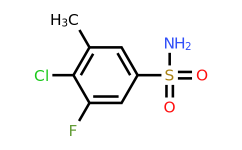 1807116-44-4 | 4-Chloro-3-fluoro-5-methylbenzenesulfonamide