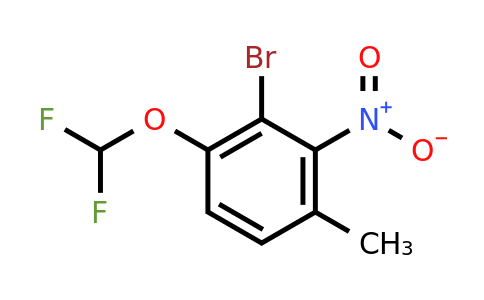 1807116-53-5 | 3-Bromo-4-difluoromethoxy-2-nitrotoluene
