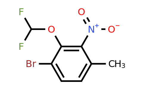 1807116-63-7 | 4-Bromo-3-difluoromethoxy-2-nitrotoluene