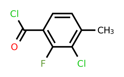 1807116-85-3 | 3-Chloro-2-fluoro-4-methylbenzoyl chloride
