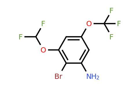 1807116-98-8 | 2-Bromo-3-difluoromethoxy-5-(trifluoromethoxy)aniline