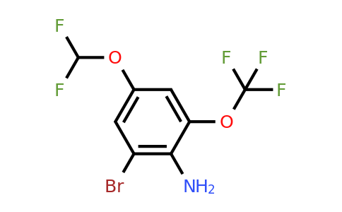 1807117-08-3 | 2-Bromo-4-difluoromethoxy-6-(trifluoromethoxy)aniline