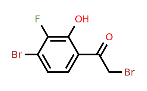 1807117-16-3 | 4'-Bromo-3'-fluoro-2'-hydroxyphenacyl bromide