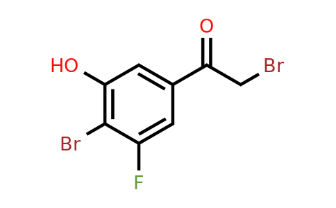 1807117-22-1 | 4'-Bromo-3'-fluoro-5'-hydroxyphenacyl bromide
