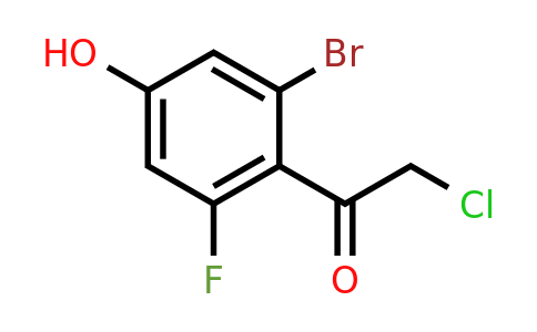 1807117-30-1 | 2'-Bromo-6'-fluoro-4'-hydroxyphenacyl chloride
