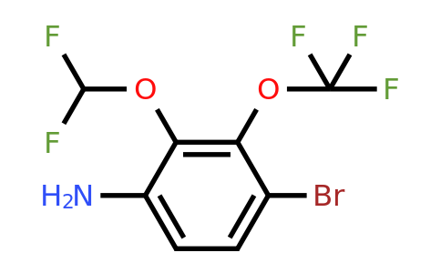 1807117-43-6 | 4-Bromo-2-difluoromethoxy-3-(trifluoromethoxy)aniline