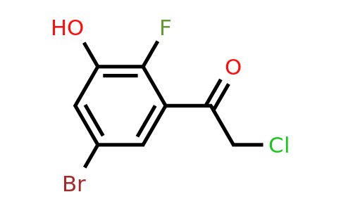 1807117-44-7 | 5'-Bromo-2'-fluoro-3'-hydroxyphenacyl chloride