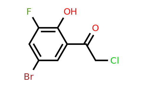 1807117-54-9 | 5'-Bromo-3'-fluoro-2'-hydroxyphenacyl chloride