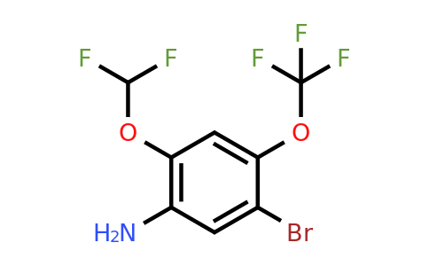 1807117-67-4 | 5-Bromo-2-difluoromethoxy-4-(trifluoromethoxy)aniline