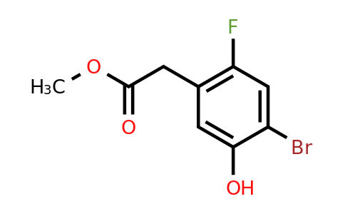1807118-26-8 | Methyl 4-bromo-2-fluoro-5-hydroxyphenylacetate
