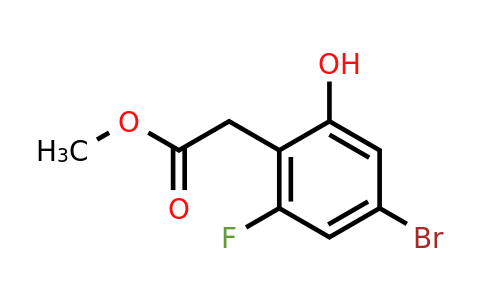 1807118-39-3 | Methyl 4-bromo-2-fluoro-6-hydroxyphenylacetate