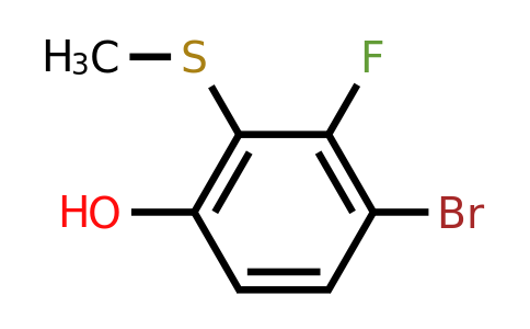 1807118-57-5 | 3-Bromo-2-fluoro-6-hydroxythioanisole