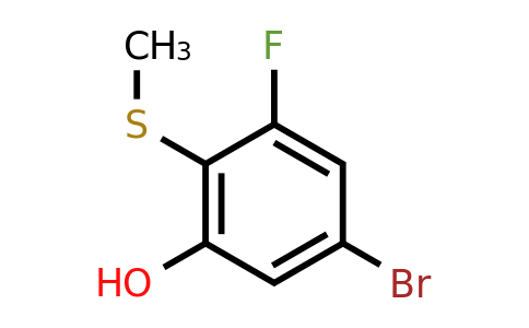 1807118-62-2 | 4-Bromo-2-fluoro-6-hydroxythioanisole