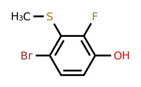 1807118-67-7 | 6-Bromo-2-fluoro-3-hydroxythioanisole