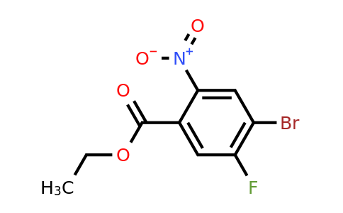 1807119-08-9 | Ethyl 4-bromo-5-fluoro-2-nitrobenzoate
