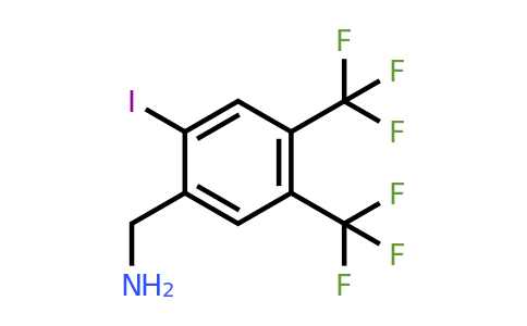 1807119-11-4 | 4,5-Bis(trifluoromethyl)-2-iodobenzylamine