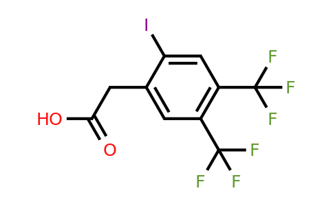 1807119-40-9 | 4,5-Bis(trifluoromethyl)-2-iodophenylacetic acid