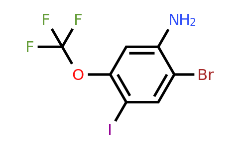 1807119-66-9 | 2-Bromo-4-iodo-5-(trifluoromethoxy)aniline