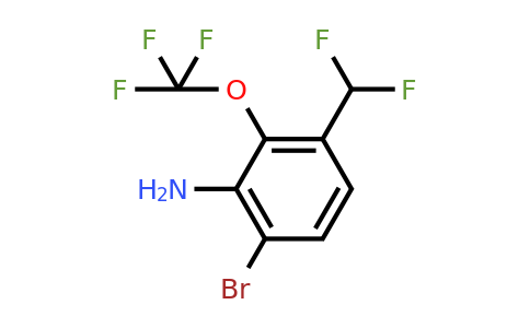 1807119-95-4 | 6-Bromo-3-difluoromethyl-2-(trifluoromethoxy)aniline