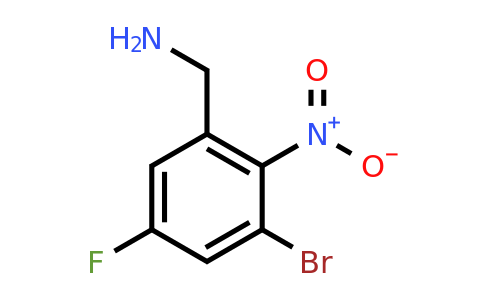 1807120-00-8 | 3-Bromo-5-fluoro-2-nitrobenzylamine