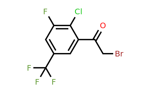 1807120-51-9 | 2'-Chloro-3'-fluoro-5'-(trifluoromethyl)phenacyl bromide
