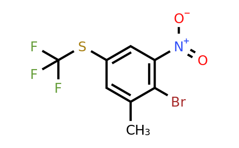 1807120-86-0 | 2-Bromo-3-nitro-5-(trifluoromethylthio)toluene