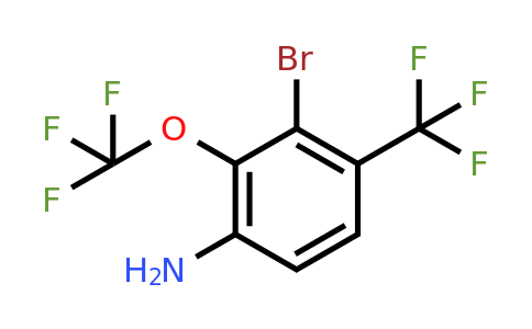1807121-43-2 | 3-Bromo-2-trifluoromethoxy-4-(trifluoromethyl)aniline