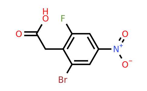 1807121-56-7 | 2-Bromo-6-fluoro-4-nitrophenylacetic acid