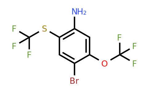 1807121-59-0 | 4-Bromo-5-trifluoromethoxy-2-(trifluoromethylthio)aniline