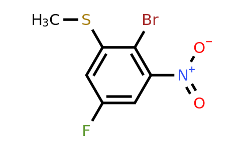 1807121-62-5 | 2-Bromo-5-fluoro-3-nitrothioanisole
